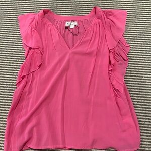 Velvet by Graham and Spencer flirty pink top